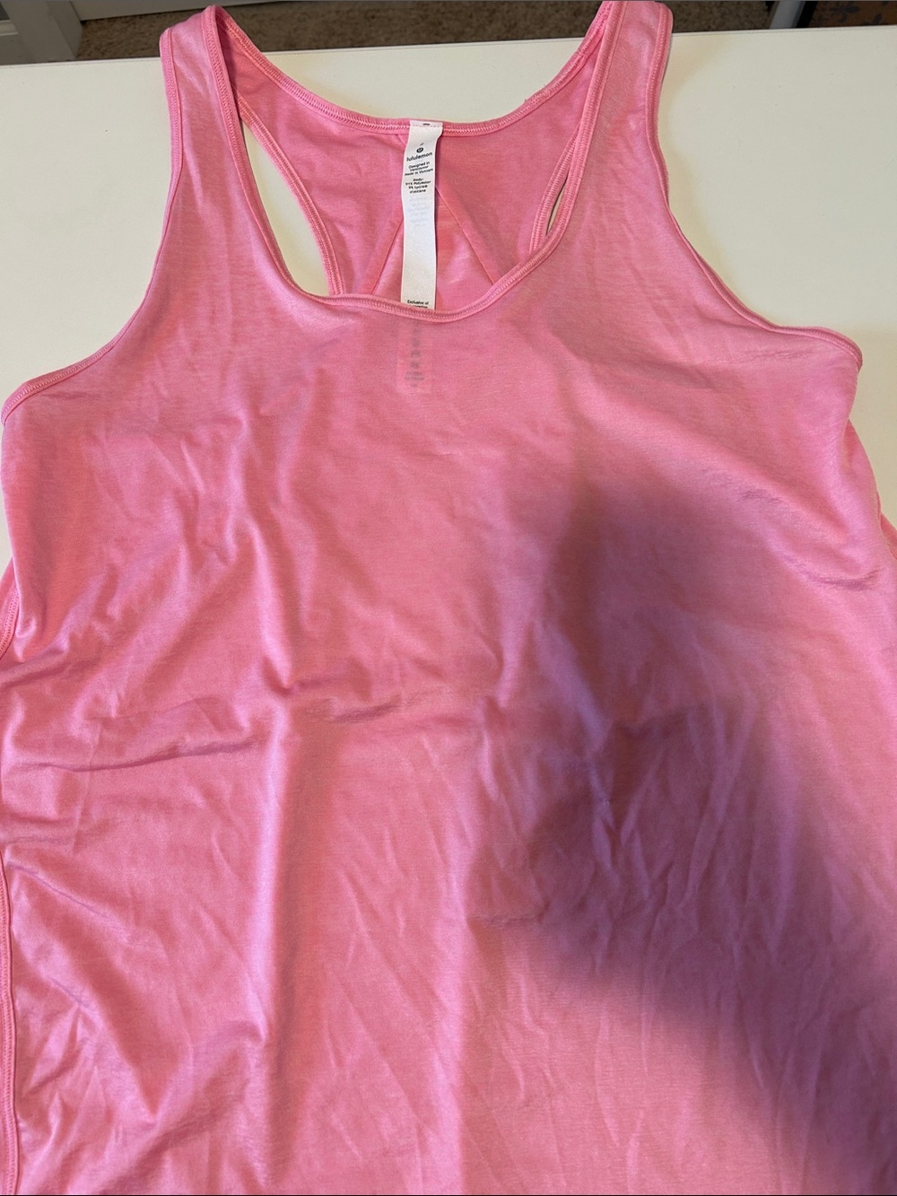 lululemon athletica Pink Racerback Tank